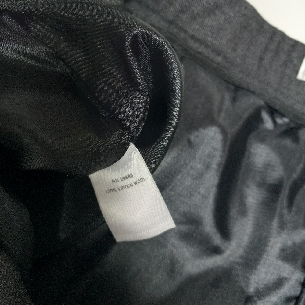 Pendleton Vintage Virgin Wool Black Dress Trousers Pants Sz 12 - Picture 5 of 5